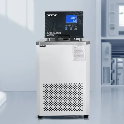 VEVOR Labor-Kühl-/Umwälzpumpe, 6 l Kühler für Niedertemperatur-Kühlflüssigkeit, 23 °F–212 °F, Umwälzpumpen-Kühler, LCD-Display, Wasserbad-Umwälzwasserkühlung aus Edelstahl 304 – Bild 7