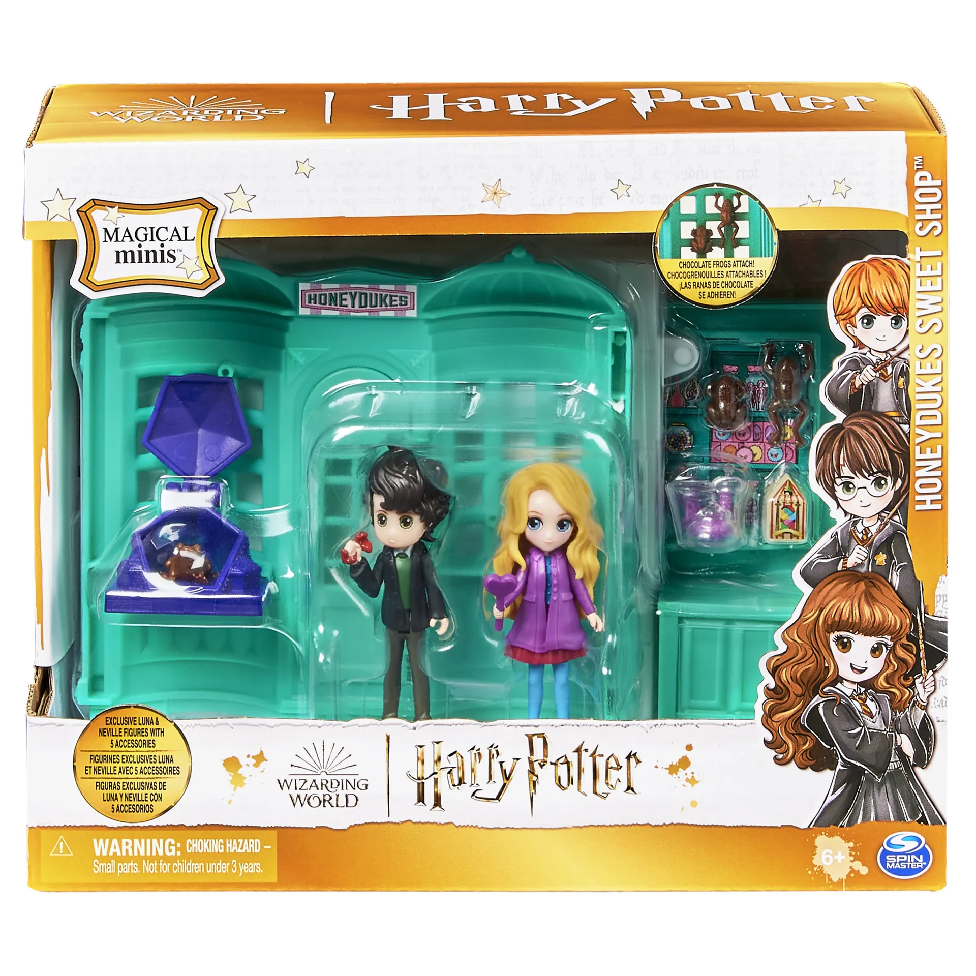 Wizarding World Harry Potter - Honeydukes (Honigtopf) Spielset mit Luna Lovegood und Neville Longbottom Sammelfiguren – Bild 2