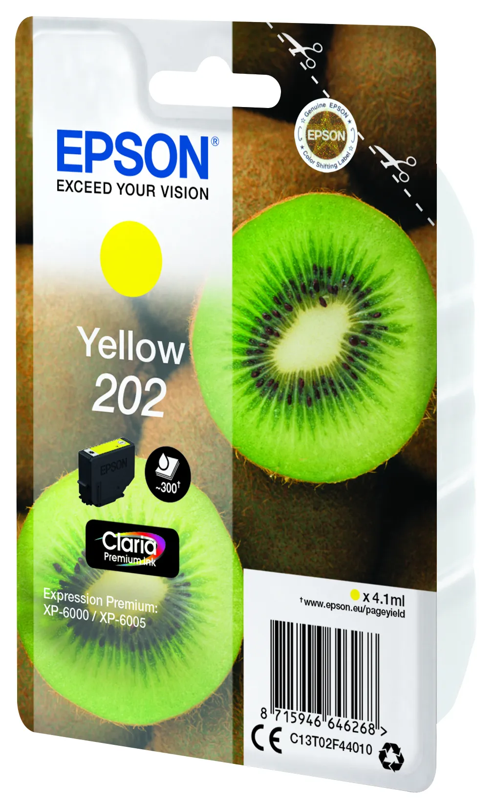 Epson Kiwi Singlepack Yellow 202 Claria Premium Ink – Bild 3