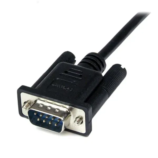 StarTech.com 2m Seriell DB9 RS-232 Nullmodemkabel - Schwarz - St/Bu – Bild 4