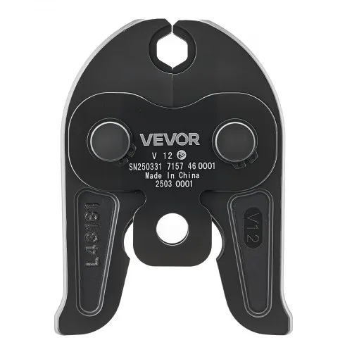 VEVOR V12 Pressbacke, 12 mm Pressbacke für V-Typ Edelstahlrohre, Crimpbacken aus Stahl, kompatibel mit Standard-Crimpwerkzeugen, ideal für HLK-Systeme, Gaspipelines & Strahlungsheizungssysteme VEVOR V12 Pressbacke, 12 mm Pressbacke für V-Typ Edelstahlrohre, Crimpbacken aus Stahl, kompatibel mit Standard-Crimpwerkzeugen, ideal für HLK-Systeme, Gaspipelines & Strahlungsheizungssysteme