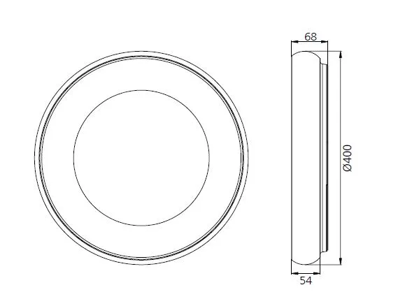 Synergy 21 LED Rundleuchte Donut nw schwarz 35w – Bild 2