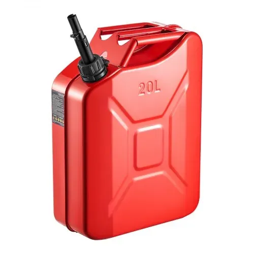 VEVOR Kraftstoffkanister, 20 L, Benzinkanister mit Ausguss & Komfortgriff, 6 L/min Durchflussrate, auslaufsicherer & korrosionsbeständiger Metall-Benzintank für Autos, Motorräder, ATVs & UTVs, rot – Bild 10