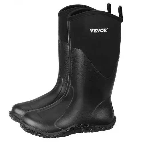 VEVOR Gummistiefel, Schutzschuhe, Arbeitsschuhe; rutschfeste Stiefel, isolierte Schlammstiefel, Arbeitsstiefel, ideal zum Wandern, Angeln, oder für die Gartenarbeit, Größe 12 US – Bild 10