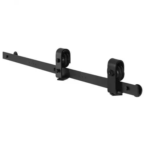 VEVOR Schiebetürsystem für faltbare Schiebetür, Schiebetürbeschlag 1016 mm Laufschiene, geeignet für zwei 45,7 cm große Schrank-, Speisekammer- & Wäschetüren (nicht im Lieferumfang enthalten) – Bild 9