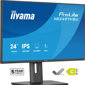 iiyama ProLite XB2497HSU-B1 Computerbildschirm 60,5 cm (23.8″) 1920 x 1080 Pixel Full HD LED Schwarz iiyama ProLite XB2497HSU-B1 Computerbildschirm 60,5 cm (23.8″) 1920 x 1080 Pixel Full HD LED Schwarz