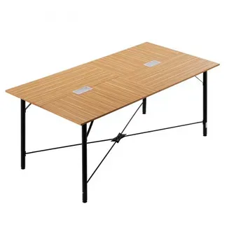 VEVOR Konferenztisch Besprechungstisch für 6-8 Personen 180 x 90 cm (L x B) rechteckiger Kombinationsschreibtisch Meetingtisch Mehrzwecktisch Pausentisch mit Metallbeinen für Büro Konferenzraum VEVOR Konferenztisch Besprechungstisch für 6-8 Personen 180 x 90 cm (L x B) rechteckiger Kombinationsschreibtisch Meetingtisch Mehrzwecktisch Pausentisch mit Metallbeinen für Büro Konferenzraum
