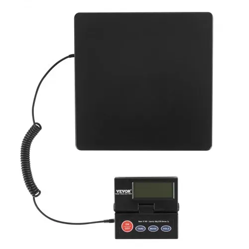 VEVOR Plattformwaage 10g-50kg Paketwaage 2g Genauigkeit Digitalwaage kg/lbs/lbs:oz/g Zählwaage 250x250x43mm ABS-Gehäuse Tara-/Hold-Funktionen AC/DC-Netzteil Industriewaage Briefwaage Waage – Bild 9