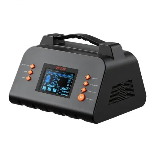VEVOR Smart-Batterieladegerät 30 A 6/12/24 V für LiFePO4 Bleiakku Ladegerät für Pkw, Wohnmobile, Lkw und Boote, mit 7-Stufen-Laden, Pulsdesulfatierung, LCD-Anzeige & Überspannungs- und Verpolungsschutz – Bild 9