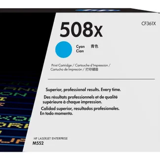HP 508X Cyan Original LaserJet Tonerkartusche mit hoher Reichweite HP 508X Cyan Original LaserJet Tonerkartusche mit hoher Reichweite
