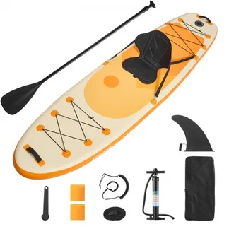VEVOR aufblasbares Stand Up Paddle Board (323 x 83,8 x 15,2 cm) Paddleboard mit einem Sitz, Komplettset inkl. Pumpe Paddel Finne Rucksack, Knöchelleine Gurt, für Jugendliche und Erwachsene VEVOR aufblasbares Stand Up Paddle Board (323 x 83,8 x 15,2 cm) Paddleboard mit einem Sitz, Komplettset inkl. Pumpe Paddel Finne Rucksack, Knöchelleine Gurt, für Jugendliche und Erwachsene