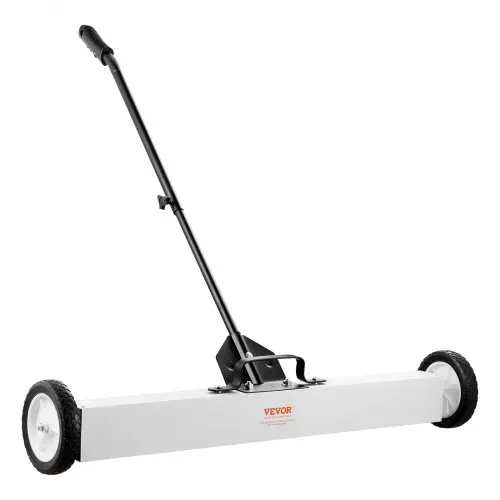 VEVOR 36-Zoll-Magnetkehrmaschine mit Rädern, 55 lbs Kapazität, mit ausziehbarem magnetischem Aufnahmewerkzeug, verstellbarem Griff, magnetischer Aufnahmekehrmaschine zum Aufnehmen von Nägeln und Schrauben, für Werkstatt, Garage, Hof – Bild 9