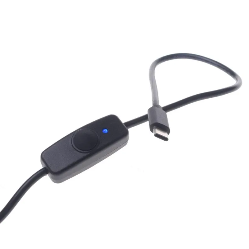 Rock Pi zbh. USB-A auf USB-C Strom-/Datenkabel mit Schalter – Bild 2