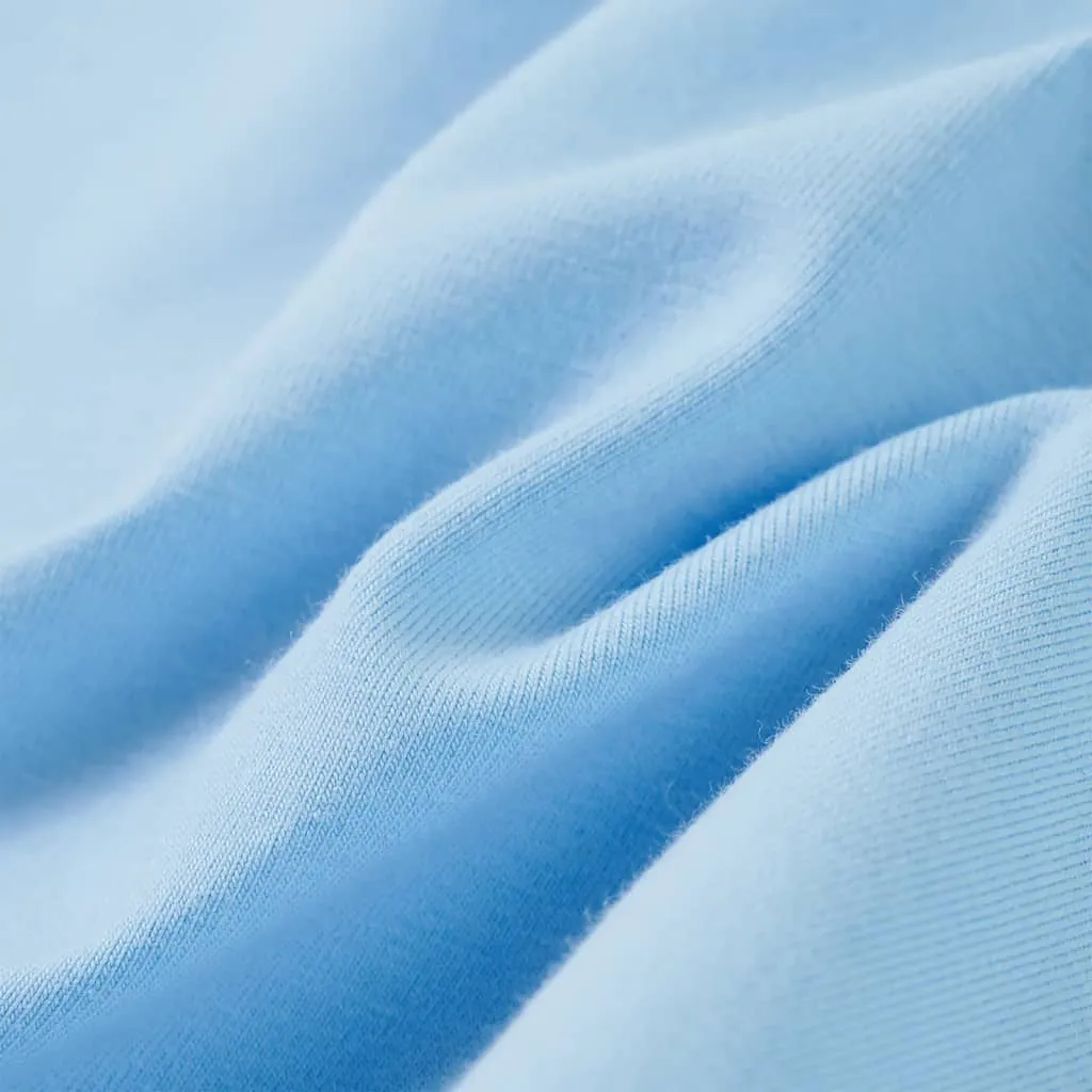 vidaXL Kinder-T-Shirt mit Rüschenärmeln Hellblau 92 – Bild 7