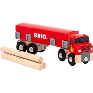 World Holztransporter mit Magnetladung, Spielfahrzeug World Holztransporter mit Magnetladung, Spielfahrzeug