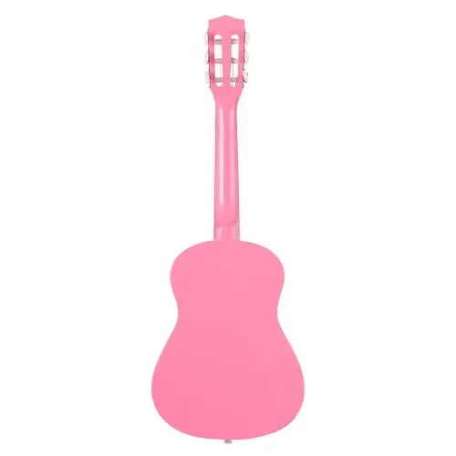 VEVOR Konzertgitarre, 780 mm Holz-Klassikgitarren-Starter-Set für Anfänger, mit Nylonsaiten, Gigbag, Gurt, Stimmgerät, zusätzlichen Saiten, Plektren, Kapodaster, Linde, für Einsteiger, Studenten, Pink – Bild 10