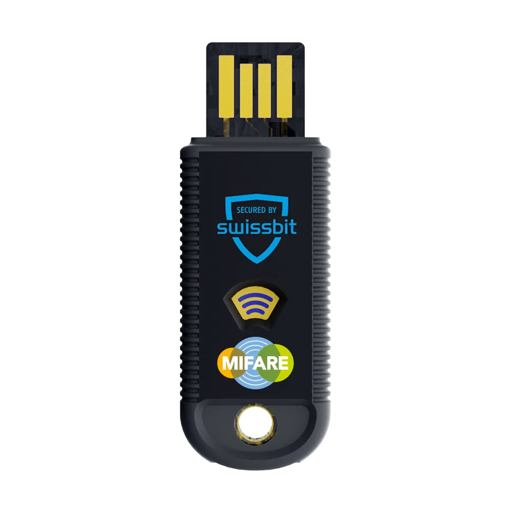 Swissbit iShield Key 1.1 FIDO2 USB-A + Mifare in Einzelverpackung – Bild 4