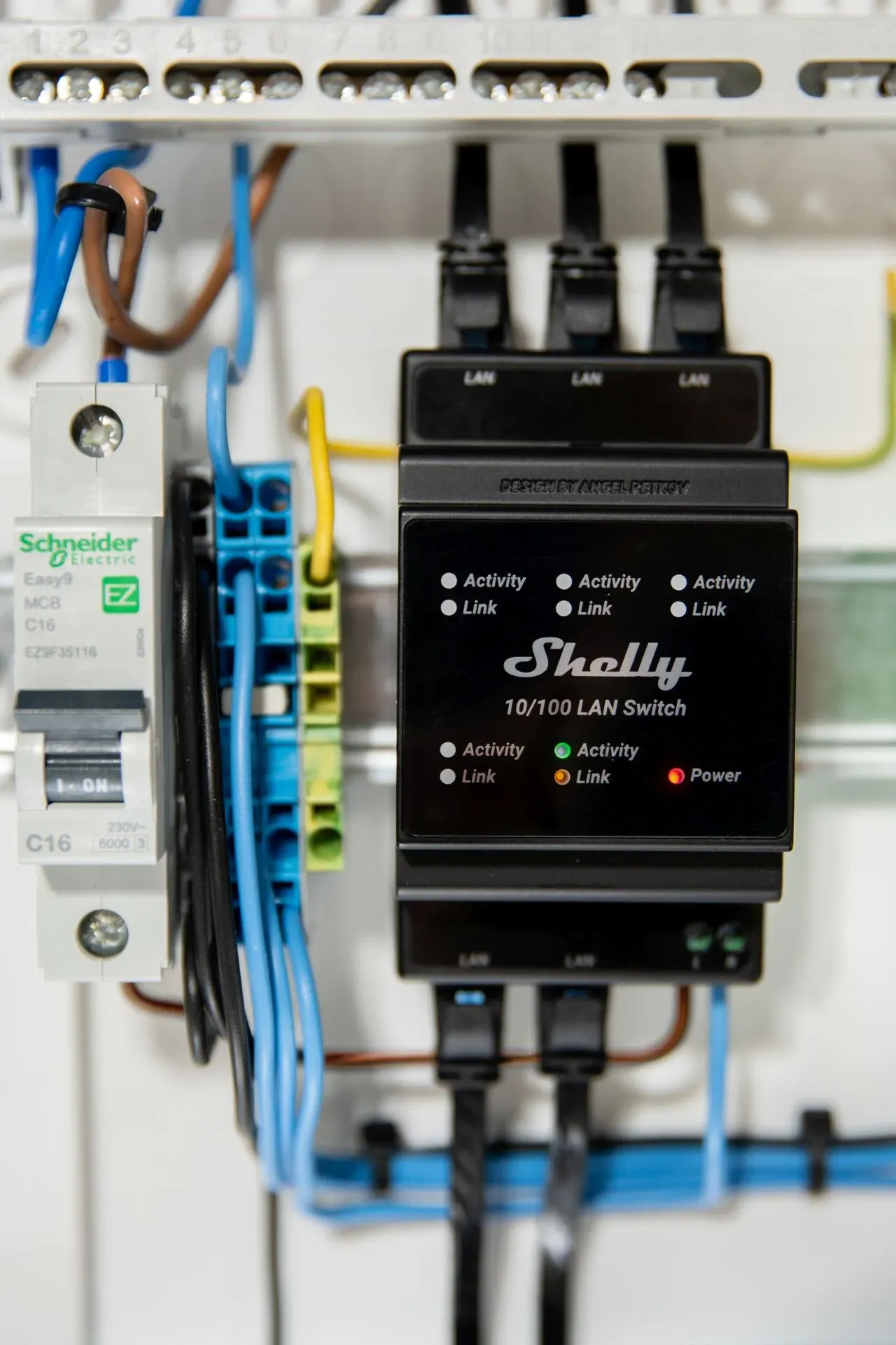 Shelly · Hutschiene · "LAN Switch" · 5 Ports · 10/100 Mbit – Bild 5