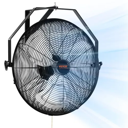 VEVOR Wandventilator, 57 cm, wasserdichter oszillierender Wandventilator, 3 Geschwindigkeiten, 4150 CFM, gewerblicher Wohnventilator zur Kühlung von Lager, Gewächshaus, Werkstatt, Terrasse, Schwarz VEVOR Wandventilator, 57 cm, wasserdichter oszillierender Wandventilator, 3 Geschwindigkeiten, 4150 CFM, gewerblicher Wohnventilator zur Kühlung von Lager, Gewächshaus, Werkstatt, Terrasse, Schwarz