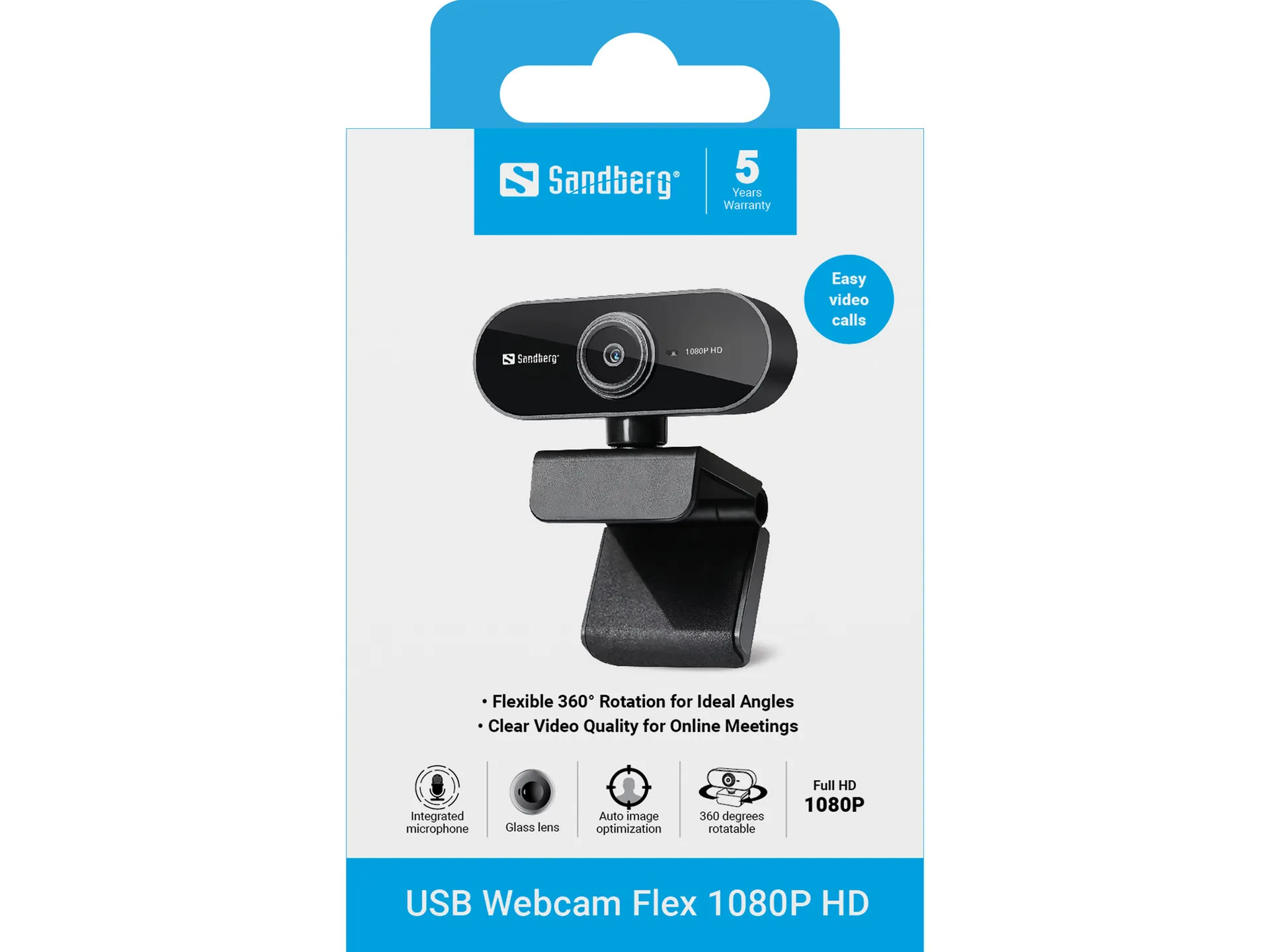 Sandberg USB Webcam Flex 1080P HD – Bild 5