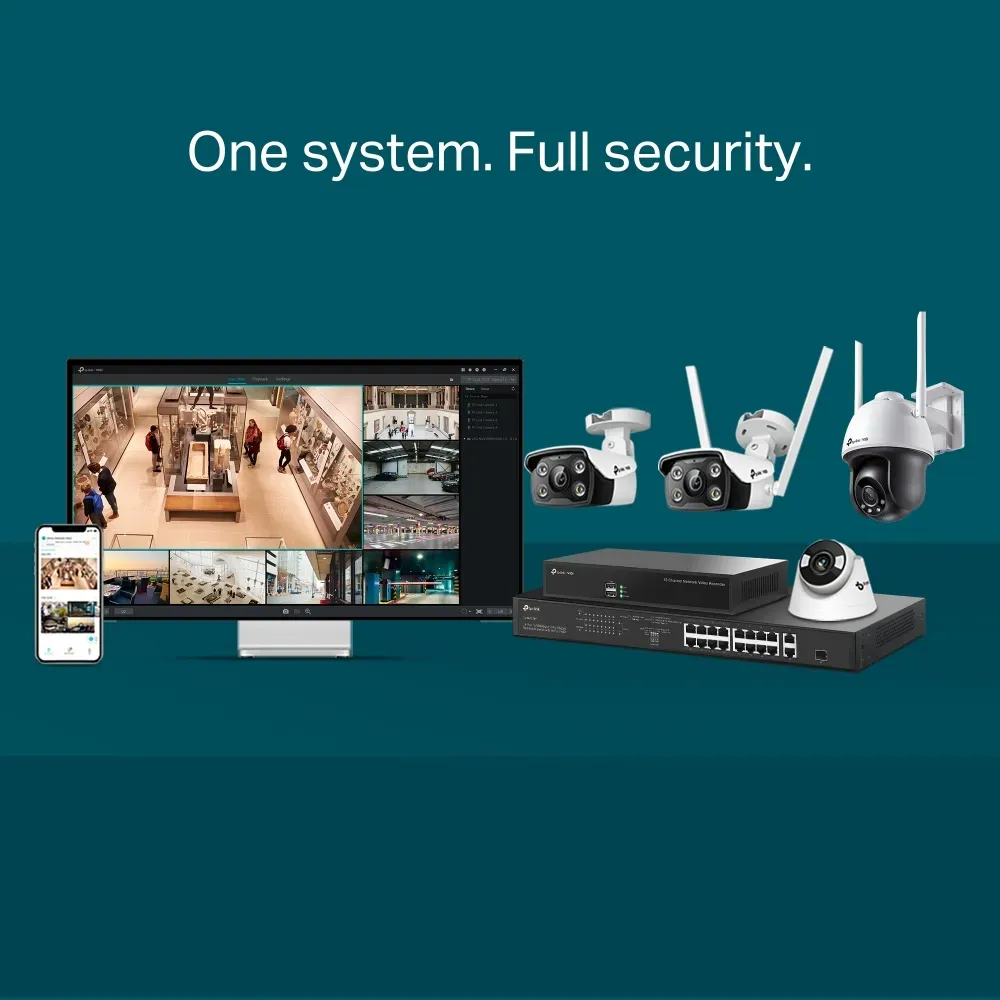 TP-Link - 4MP Full-Color Turret Network Camera - VIGI C440(4mm) – Bild 6