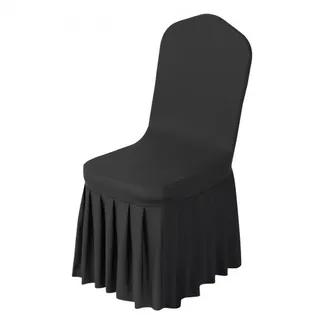 VEVOR 30 x Stuhlhussen Stuhlbezug mit flacher Vorderseite Stretch waschbarer & abnehmbarer Stuhlüberzug aus Polyester-Spandex für Hochzeitsfeiern, passend für Stühle (51 x 45 x 95 cm) Schwarz VEVOR 30 x Stuhlhussen Stuhlbezug mit flacher Vorderseite Stretch waschbarer & abnehmbarer Stuhlüberzug aus Polyester-Spandex für Hochzeitsfeiern, passend für Stühle (51 x 45 x 95 cm) Schwarz