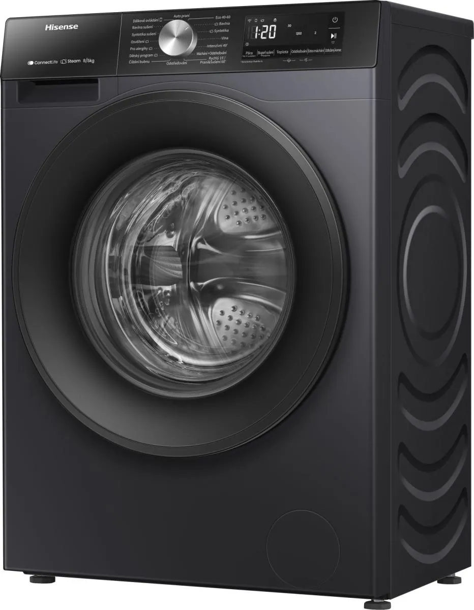 Hisense Waschtrockner - WD3S8043BB3 RAL9005 – Bild 4