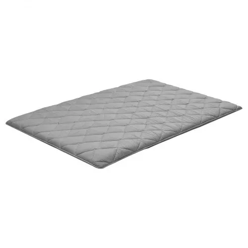 VEVOR japanische Futon-Matratze (2032 x 1372 x 89 mm), faltbare Tatami Bodenmatratze (Full Size) mit Aufbewahrungstasche & Befestigungsmaterial, 9-lagige Schlafmatte für Meditation Yoga, Grau – Bild 9