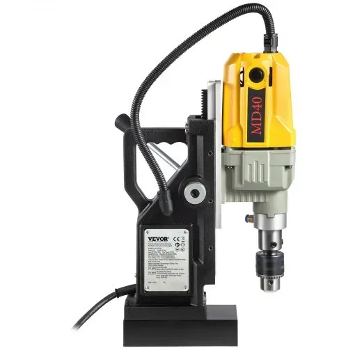 VEVOR 1200 W Magnetbohrer Magnetbohrmaschine 10000 N Elektrische Kernbohrmaschine Industrielle Bohrmaschine 880 RPM mit Max. Tiefe 50 mm, für Schiffs-und Brückenbau Industrie Stahlbau – Bild 8
