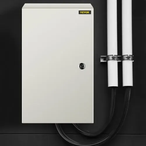 VEVOR Schaltschrank Kohlenstoffstahl Verteilerschrank Industriegehäuse 50x30x25cm Schaltkasten IP66 & NEMA Wasserdicht Anschlussdose Stromkasten Ideal für Fabriken Baustellen Einkaufszentren usw. – Bild 7