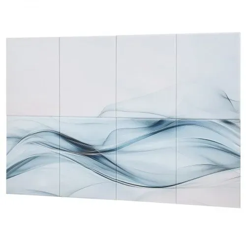 VEVOR 8er-Pack Akustikpaneele, 1200x800x10mm, Akustik Wandpaneele, selbstklebende, schalldämpfende & absorbierende Platten für Zuhause, Büro, Studio, Spielzimmer, Theater, Seidenmotiv – Bild 8
