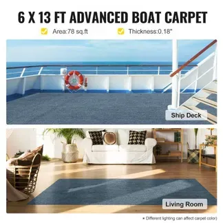 VEVOR 1,8 x 4 m Teppich Terrassen Grau Teppiche Polyesterfaser und TPR Teppiche Rutschfest und Wasserdicht, für Terrassen, Decks, Eingangsbereiche, Wintergärten usw. drinnen drauße(6 x 13 Fuß) VEVOR 1,8 x 4 m Teppich Terrassen Grau Teppiche Polyesterfaser und TPR Teppiche Rutschfest und Wasserdicht, für Terrassen, Decks, Eingangsbereiche, Wintergärten usw. drinnen drauße(6 x 13 Fuß)