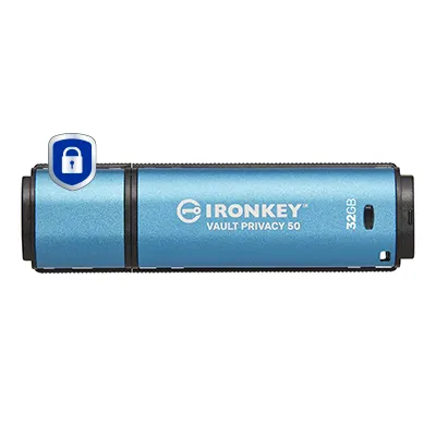 Kingston Technology IronKey 32GB Vault Privacy 50 AES-256 verschlüsselter, FIPS 197 Kingston Technology IronKey 32GB Vault Privacy 50 AES-256 verschlüsselter, FIPS 197