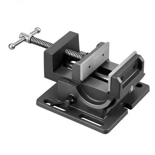 VEVOR Maschinenschraubstock kippbar, 10,795 cm Backenbreite, Bohrmaschinen Schraubstock, 0–90° Neigung verstellbar, Werkbankschraubstock für die Holzbearbeitung & Tischplatten, schwarz – Bild 8
