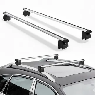 VEVOR 2 x Dachgepäckträger Querträger 90 kg Tragkraft, Abschließbare Dachträger für PKW SUV, Passend für Erhöhte & Bündige Dachreling, 180-1035 mm Relingabstand, für Dachbox Kanu Fahrrad Transportkorb VEVOR 2 x Dachgepäckträger Querträger 90 kg Tragkraft, Abschließbare Dachträger für PKW SUV, Passend für Erhöhte & Bündige Dachreling, 180-1035 mm Relingabstand, für Dachbox Kanu Fahrrad Transportkorb