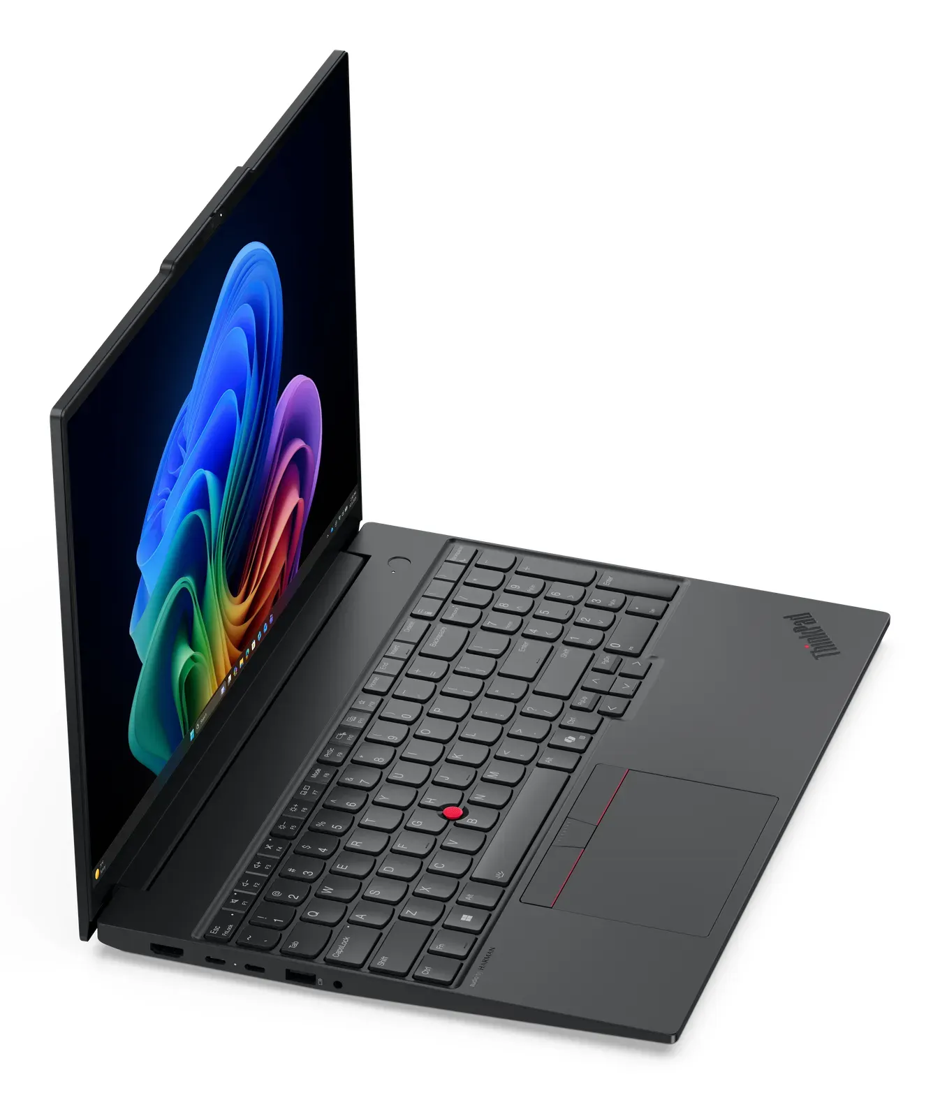 Lenovo ThinkPad E16 Gen 4 (AMD) Copilot+ PC AMD Ryzen AI 5 330 Laptop 40,6 cm (16") WUXGA 32 GB DDR5-SDRAM 1 TB SSD Wi-Fi 7 (802.11be) Windows 11 Pro Deutsch Schwarz – Bild 7