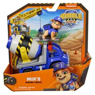 Rubble & Crew Rubble und Crew – Zementmischer-Baufahrzeug (Basis Fahrzeug) mit Mix-Figur, dreh- und kippbare Mischtrommel, authentisches Spielzeug aus TV-Serie, für Kinder ab 3 Jahren Rubble & Crew Rubble und Crew – Zementmischer-Baufahrzeug (Basis Fahrzeug) mit Mix-Figur, dreh- und kippbare Mischtrommel, authentisches Spielzeug aus TV-Serie, für Kinder ab 3 Jahren