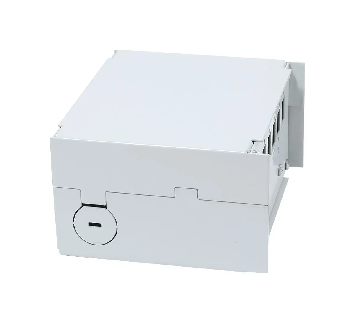 LWL-Patchpanel für Hutschiene(DIN), 6xLC-Duplex/SC-Simplex-Buchsen, ohne Kupplungen, Lichtgrau, Synergy 21, – Bild 3