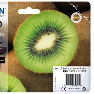 Epson Kiwi Multipack 5-colours 202XL Claria Premium Ink Epson Kiwi Multipack 5-colours 202XL Claria Premium Ink