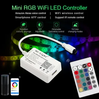 MiBoxer YL1S LED Controller Mini RGB WiFi Alexa Serie MiBoxer YL1S LED Controller Mini RGB WiFi Alexa Serie