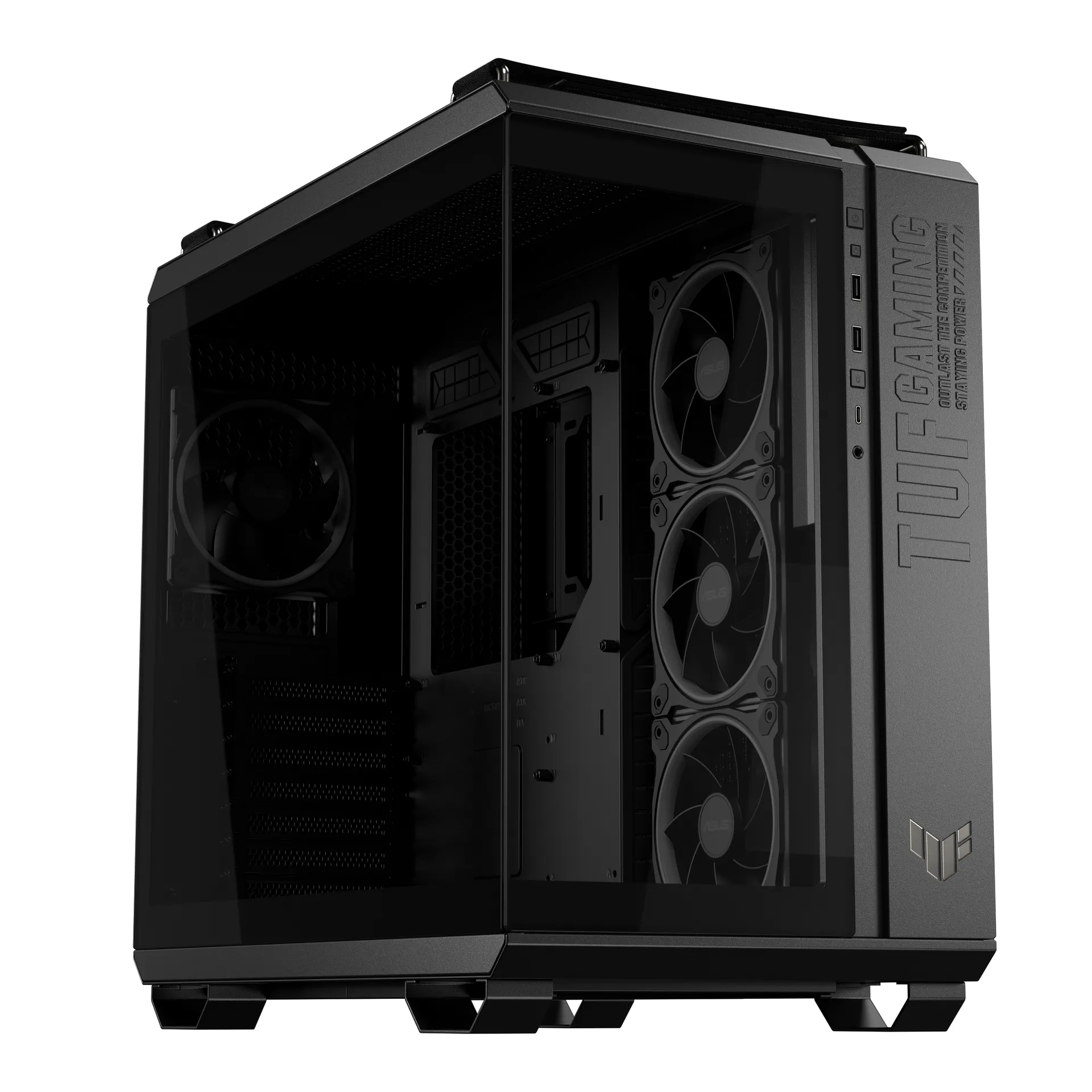 ASUS TUF GAMING GT502 Horizon TG ARGB Black Midi Tower Schwarz – Bild 2
