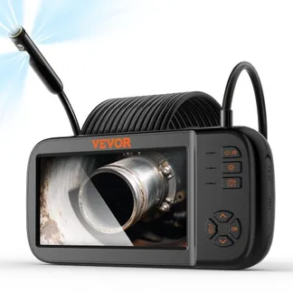 VEVOR Endoskopkamera mit Licht Dreifach Linsen Industrie Endoskop 4,5″ IPS Bildschirm Inspektionskamera 1920×1080 Wasserdichtes Rohrkamera Inspektion von Automotoren Abwasserkanälen HVAC-Kanälen VEVOR Endoskopkamera mit Licht Dreifach Linsen Industrie Endoskop 4,5″ IPS Bildschirm Inspektionskamera 1920×1080 Wasserdichtes Rohrkamera Inspektion von Automotoren Abwasserkanälen HVAC-Kanälen