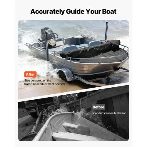 VEVOR Bootsanhängerführungen 1016 mm / 1219 mm Höhe, 0-13 cm Einstellbare Bereite, Anhängerführung aus Hochfestem Stahl mit PVC-Rohren, Passend für Skiboote Fischerboote Kleine Segelboote VEVOR Bootsanhängerführungen 1016 mm / 1219 mm Höhe, 0-13 cm Einstellbare Bereite, Anhängerführung aus Hochfestem Stahl mit PVC-Rohren, Passend für Skiboote Fischerboote Kleine Segelboote