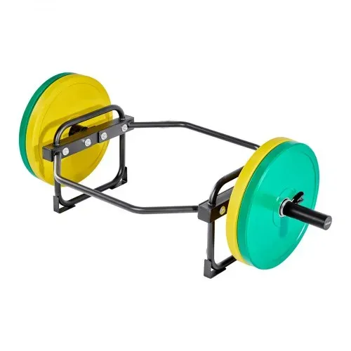 VEVOR Trap Bar Hexagon Hantelstange Langhantel 50 mm 240 kg Tragkraft, Gewichtheben und Krafttrainingsgerät, Heimfitnessstudio für Kniebeugen Kreuzheben Schulterdrücken, Schwarz – Bild 10