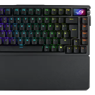 ASUS ROG Azoth Extreme Tastatur Gaming USB + RF Wireless + Bluetooth QWERTZ Schwarz ASUS ROG Azoth Extreme Tastatur Gaming USB + RF Wireless + Bluetooth QWERTZ Schwarz