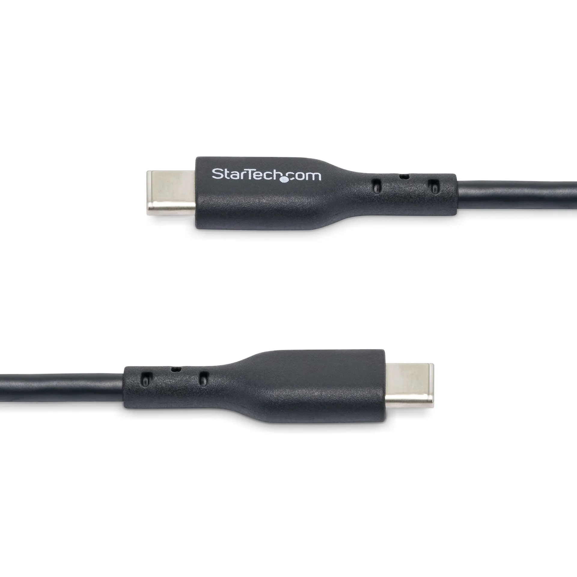 StarTech.com 1m USB-C-Ladekabel, Laden und Synchronisieren, 60W (3A) Power Delivery, USB 2.0 Laptop-Ladekabel, Schwarz - USB C Ladekabel – Bild 4
