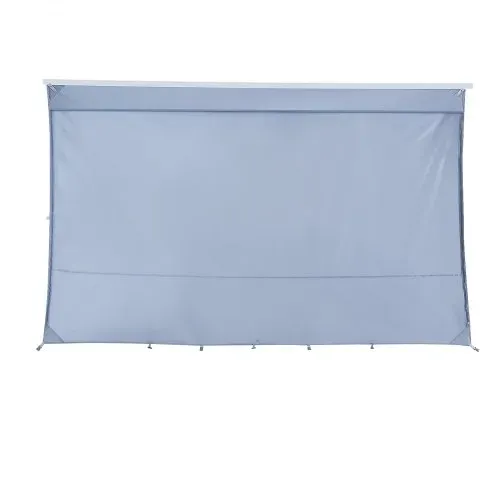 VEVOR Sonnenschutz (2 x 3,3 m) für Markisen (3,5 m), Markisen-Vorderwand mit UV50+ & Reißverschluss-PU-Bezug & Doppelt Genähtem Polyester-Netzgewebe, Regenschutz für Wohnmobil, Camping & Wohnwagen – Bild 10