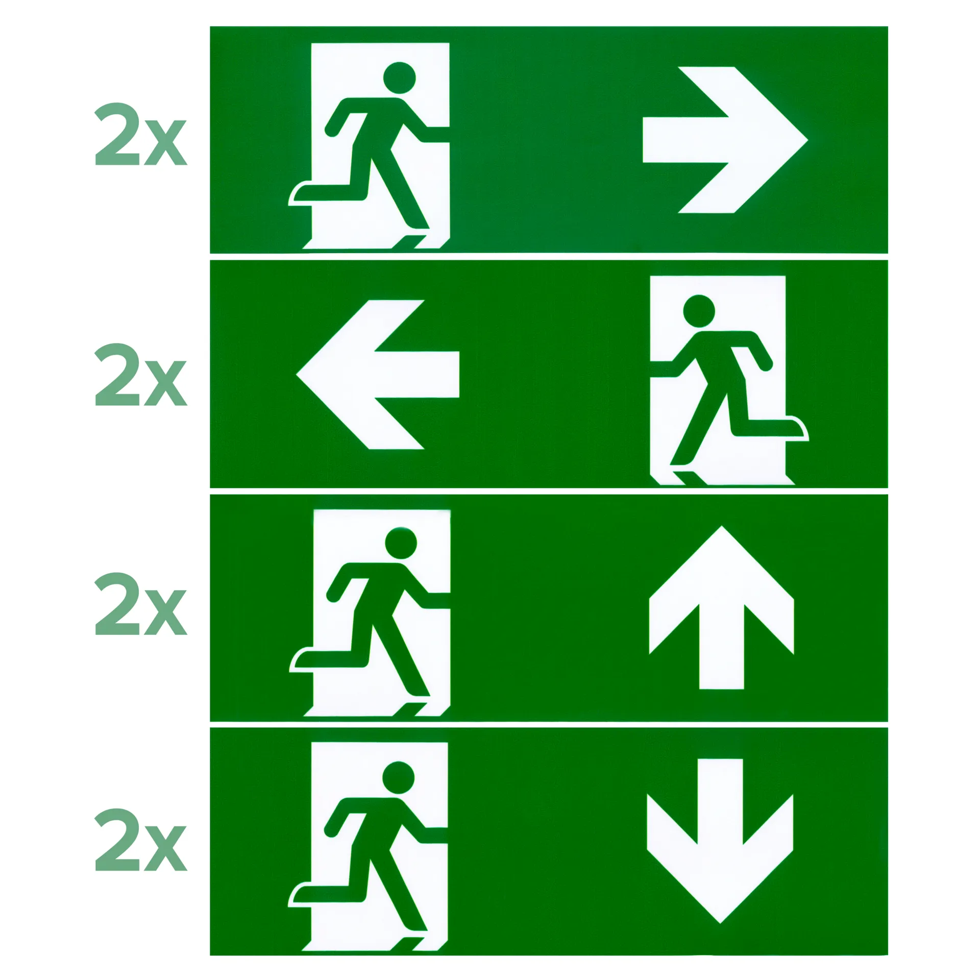 LED-Fluchtwegleuchte McShine ''FL-250'', Deckenmontage – Bild 3