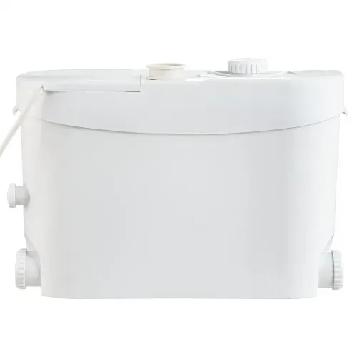 VEVOR Hebeanlage, 700 W, 9600 l/h Durchfluss, 10 m Förderhöhe, Zerkleinerer-Abwasserpumpe mit 3 Wassereinlässen für Toilette, Keller, Küche, Waschbecken, Badewanne, Abwasserentsorgung, Aufspülmaschine – Bild 9