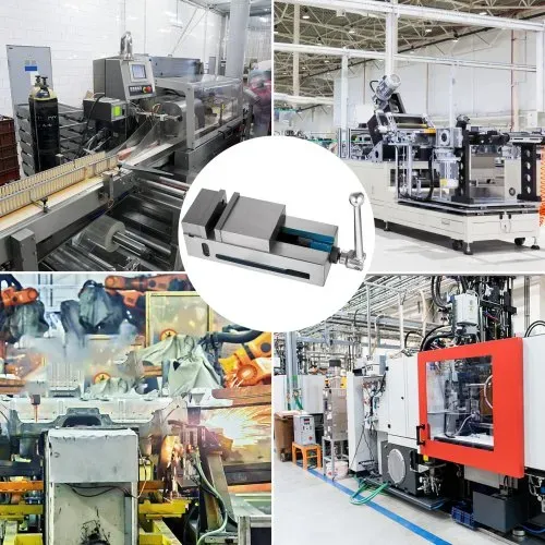 VEVOR Schraubzwingen-Schraubstock Hochpräzisions-Spannstock 101,6 mm Kieferbreite CNC Schraubstock feste Kiefer – Bild 6